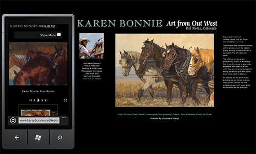 Karen Bonnie, Western Artist